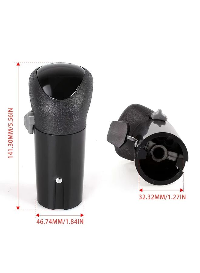 Black Gear Shift Knob For Eaton Fuller Trucks 18 Speed Easy Install No Drilling - Image 2