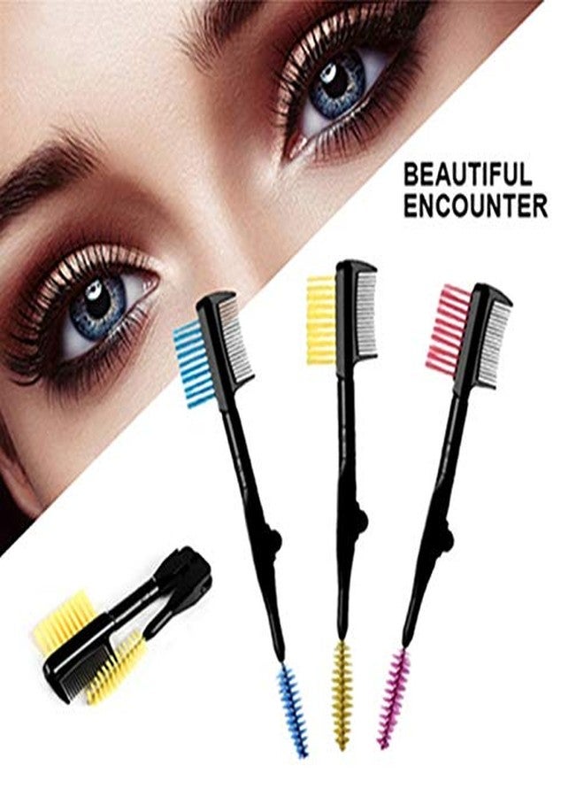 Gugzy Double-end Folding Eyelash Comb Separator Mascara Lift Curl Metal Beauty Eyes Makeup Tool Eyelashes Comb (Random, Pack of 1) - Image 4
