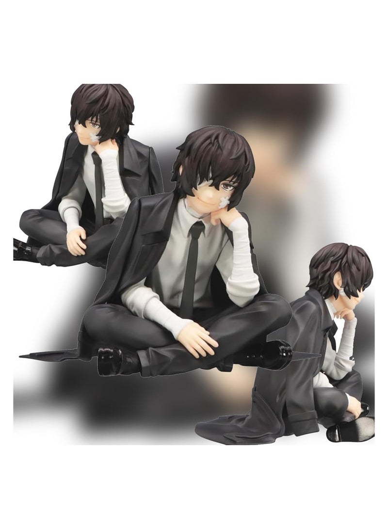 عام مجسم الكلاب الضالة من بونغو، مجسمات كلاب بونغو، مجسمات شخصيات أنيمي، مجسمات شخصيات أنيمي دازاي أوسامو/ناكاراهارا تشويا في وضعية الجلوس، مجسمات شخصيات أنيمي - Image 4