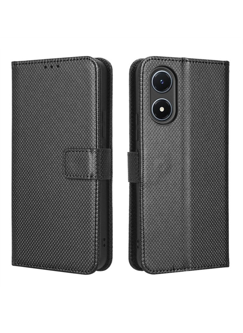 Generic OPPO A78 4G Phone Case Cover with Full Body Camera Len Protector PU Leather Wallet Card Holder Shockproof Protective Back Cover with Release Hand Phone Holder Daily Video Kickstand  - Image 1