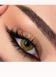 Unibling Gem Brown Yearly Colored Contact Lenses, Unisex Cosmetic Contact Lenses, Enlargement Collection, Dark Brown, With Case  - Image 5