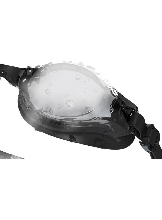 Swans Swimming Goggles, Imported From Japan, Waterproof, Anti-Fog, High-Definition, Clear Lens, Large Frame, For Adults, Professional Diving, Sw45-2, Black And Red - Image 1