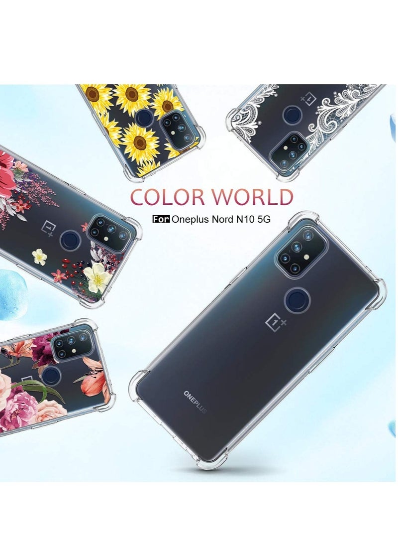 ELTRAZONE جراب Oneplus Nord N10 5G شفاف بزوايا معززة من مادة TPU المرن الممتص للصدمات لهاتف Oneplus N10 5G - شفاف - Image 3