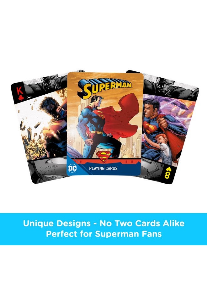 Aquarius AQUARIUS DC Comics Superman Playing Cards Deck with Decorative Tin - Superman Themed Deck of Cards for Your Favorite Card Games - Officially Licensed DC Comics Merchandise & Collectibles - Image 3