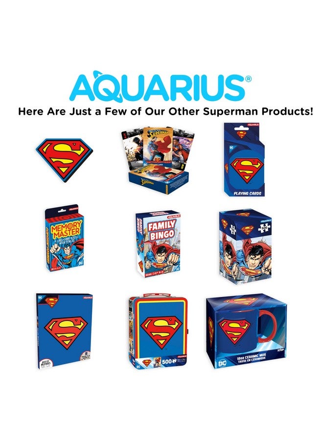 Aquarius AQUARIUS DC Comics Superman Playing Cards Deck with Decorative Tin - Superman Themed Deck of Cards for Your Favorite Card Games - Officially Licensed DC Comics Merchandise & Collectibles - Image 4