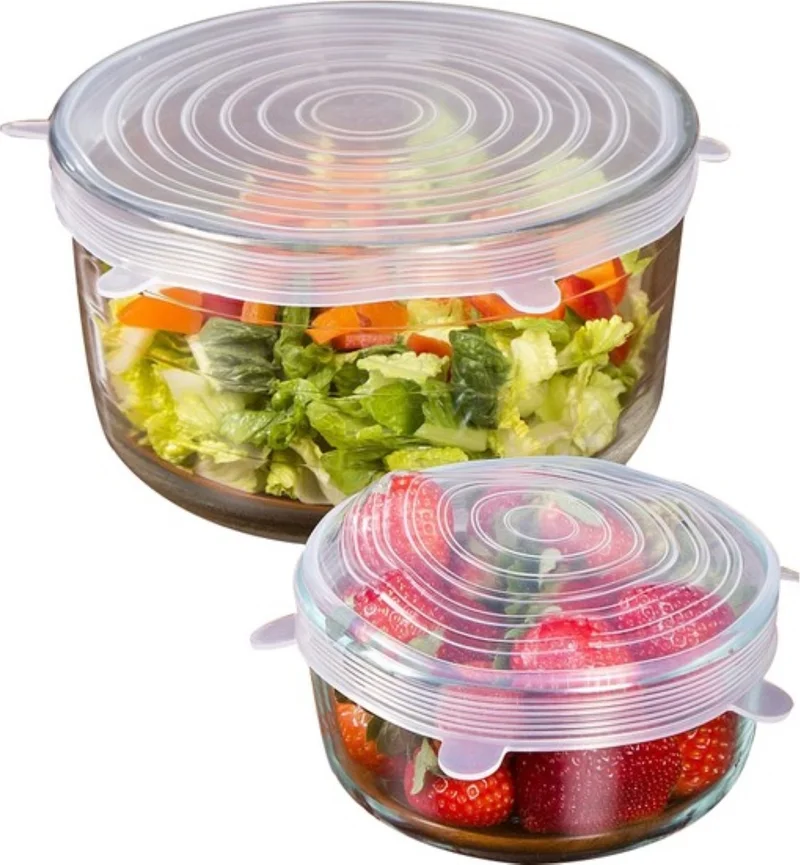 5DM Silicone Stretch Cover 6-Piece Pot Bonnet