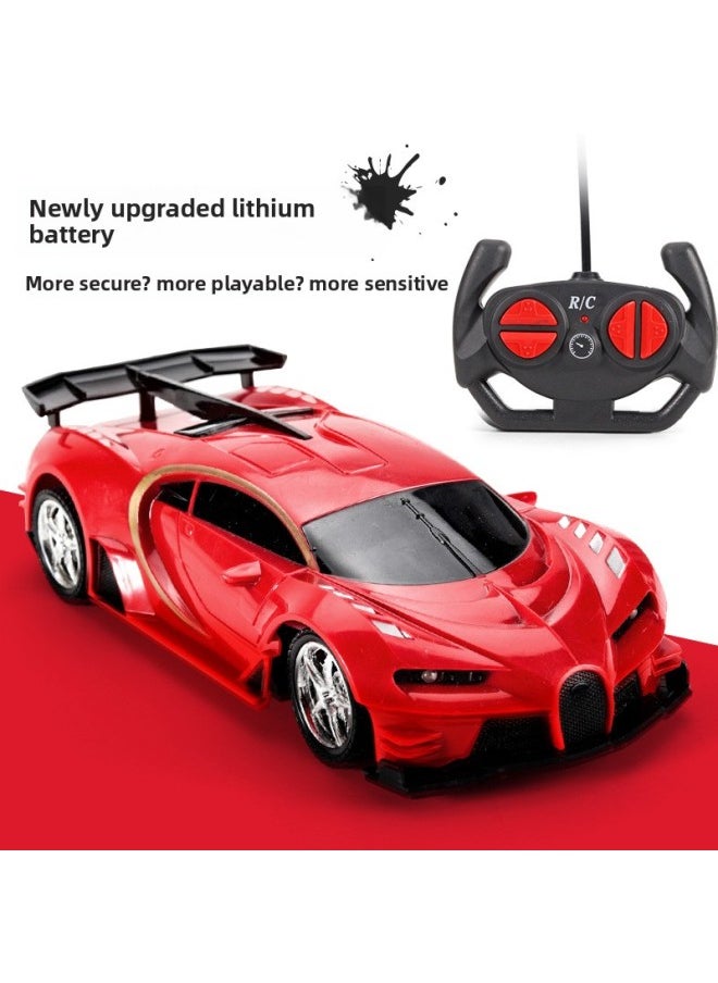 Generic Simulation Remote Control Sports Car Children's Electric Toy Car Rechargeable Off-road Jeep Four-way 1 18 Model Wholesale-Color:Express Box-red Ferrari Dual Version  - Image 3