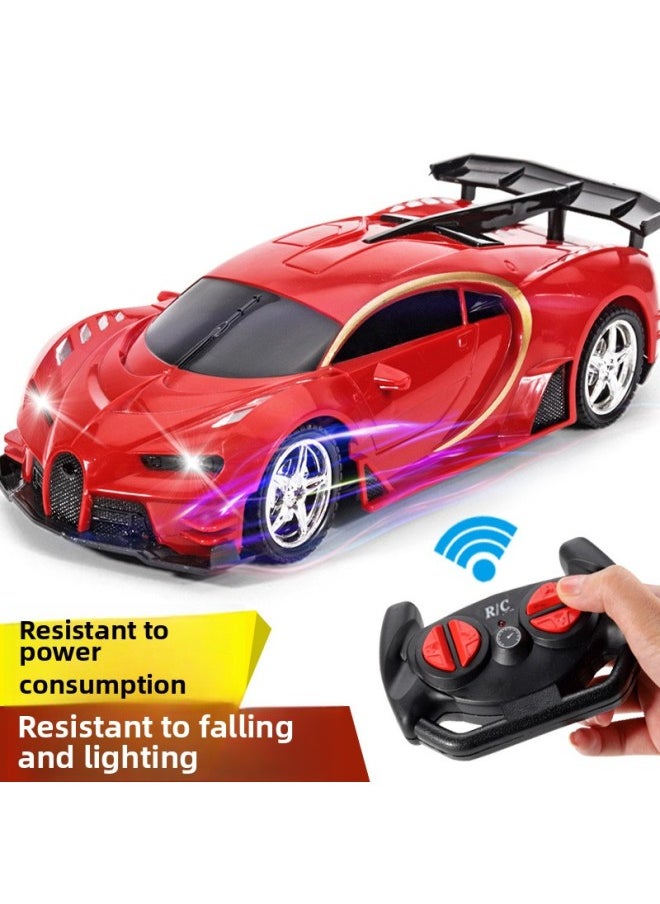 Generic Simulation Remote Control Sports Car Children's Electric Toy Car Rechargeable Off-road Jeep Four-way 1 18 Model Wholesale-Color:Express Box-red Ferrari Dual Version  - Image 2