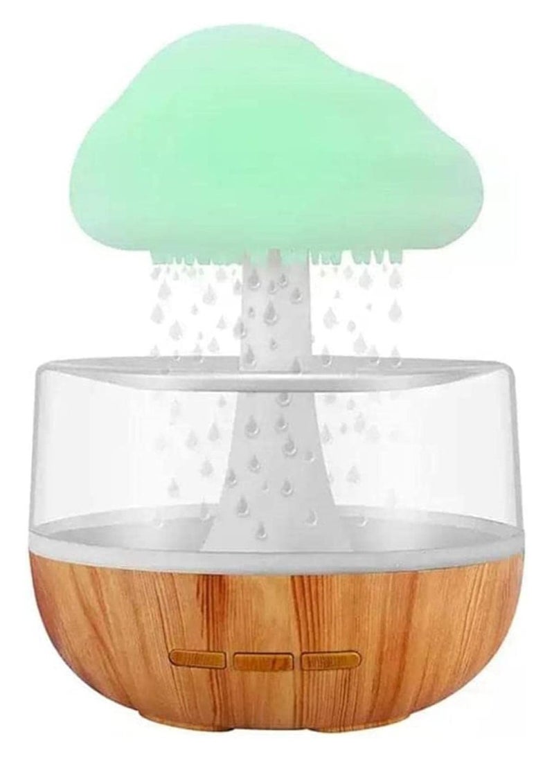 DubaiGallery - Rain Cloud Humidifier Water Drip, 2 in 1 Raindrop Humidifier with 7 Colors Night Light, Help Sleeping & Stress, Raindrop Humidifier, Aromatherapy Diffuser for Sleeping, Relaxing - Image 1