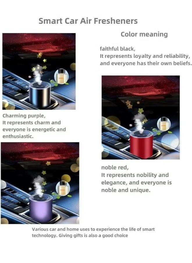 Denx Smart Ceiling Fragrance Device With Stars The Distinctive Fragrance Device For The Car, Home And Office, Equipped With Distinctive Lights And A Scented Bottle Black  - Image 5
