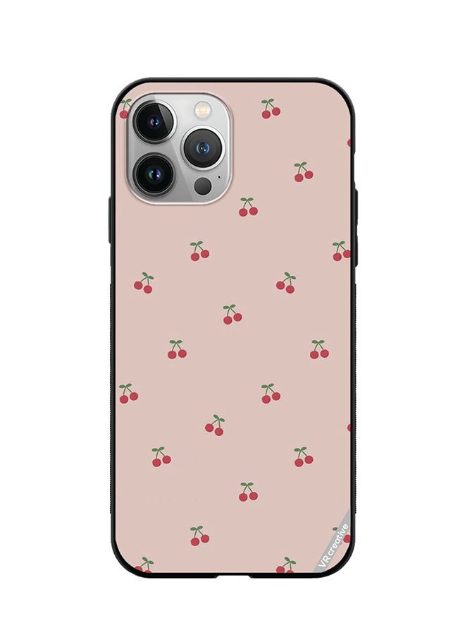 VR CREATIVE Protective Case Cover For Apple iPhone 11 Pro Max Cherry Design Multicolour - Image 1