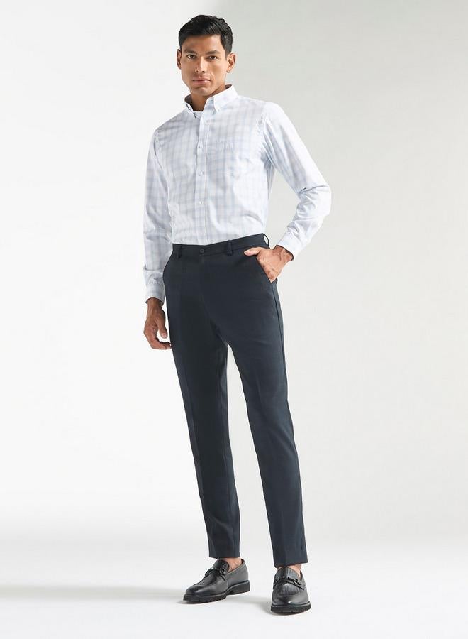 سبلاش فيڤ قميص مربعات بأكمام طويلة وجيب - Image 2