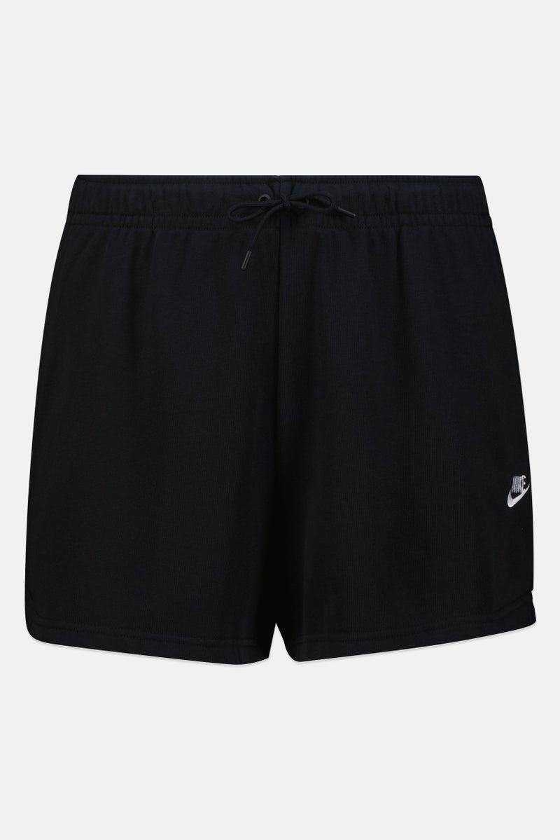 Nike Women Plus Size Embroidered Outdoor Shorts, Black - Image 2
