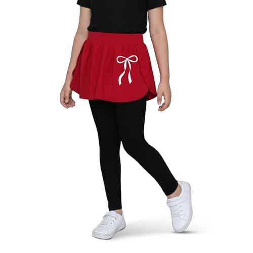 YouGotPlanB Skeggings for Girls | Pack of 1 | 2-in-1 Skirt with Attached Leggings | Cotton | Ages 4-16 Years | Comfort fit | Ideal for Sports & Play | XMasGift | 12-14 Years - Image 1