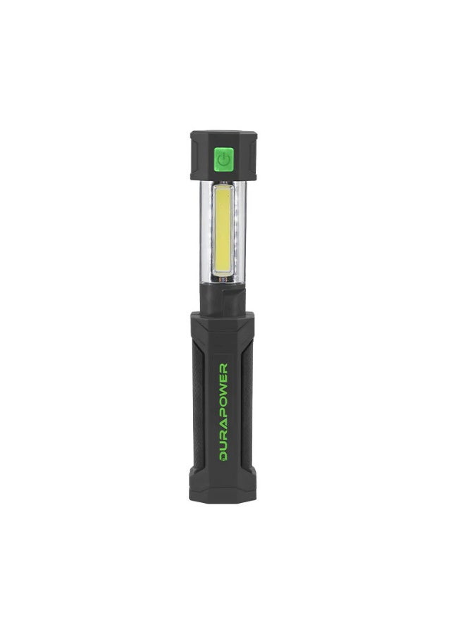 Durapower Portable Retractable Auto Repair Work Light – Charging Emergency Car Repair Light, Magnetic Auto Maintenance Work Light with Pull-out 80lm LED Flashlight, 180° Adjustable Luminous Panel & 360° Rotating Base, 3.7V 1800mAh Battery, 30cm USB Cable - Image 3