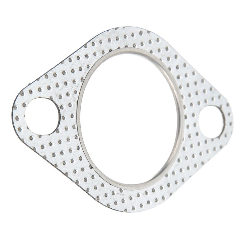 1.75in Exhaust Pipe Flange Gasket Perforated Steel Carbon Core for De Cat Pipes Turbo Elbows Down Pipes - Vibration Heat Resistant Perforated Steel Carbon Core Exhaust Gasket for Turbo Vehicles - Image 4