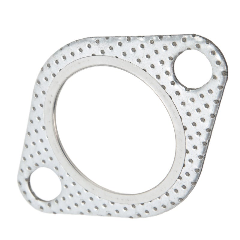 1.75in Exhaust Pipe Flange Gasket Perforated Steel Carbon Core for De Cat Pipes Turbo Elbows Down Pipes - Vibration Heat Resistant Perforated Steel Carbon Core Exhaust Gasket for Turbo Vehicles - Image 3