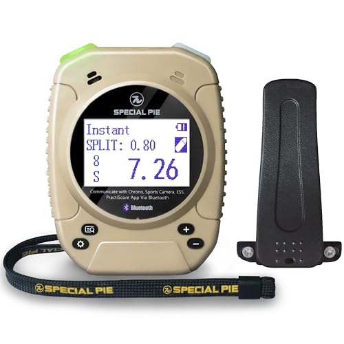 special pie Shot Timer with Belt Clip - 2025 Upgraded Shot Timer for Shooting Competition, Dry Fire Practice, Bluetooth Connect, Auto Backlight & Loud Buzzer, Ideal for IPSC, IDPA, SCSA, USPSA - Image 1