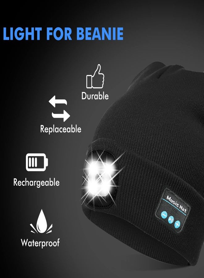 TAGVO LED Light for Knit Beanie Hat, Lighting and Flashing Alarm Modes, Hands Free Flashlight Headlamp - Image 3