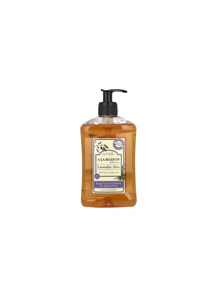 A La Maison - Lavender Aloe Liquid Soap From France For Hand & Body 500Ml - Image 1