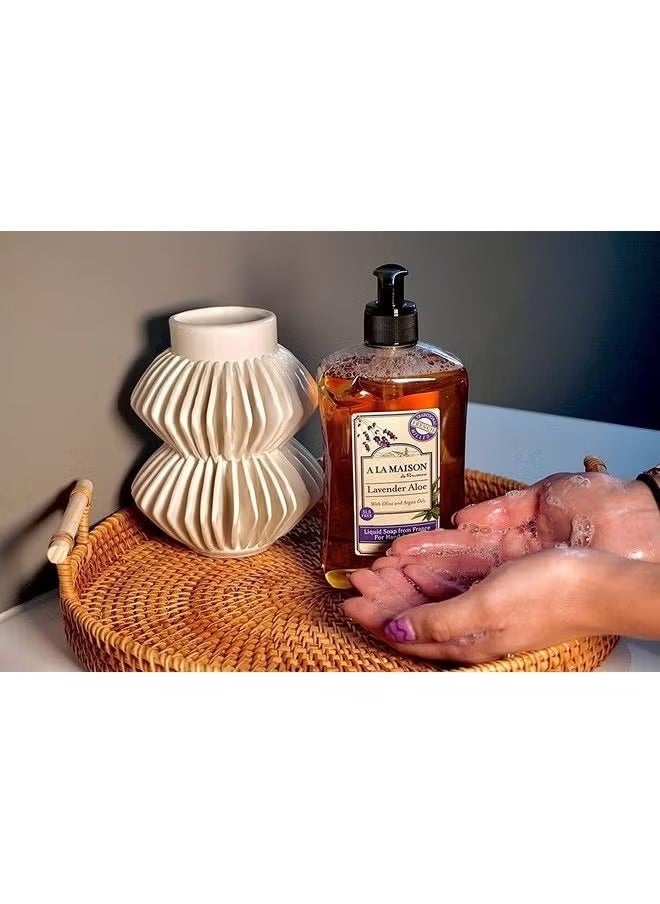 A La Maison - Lavender Aloe Liquid Soap From France For Hand & Body 500Ml - Image 1