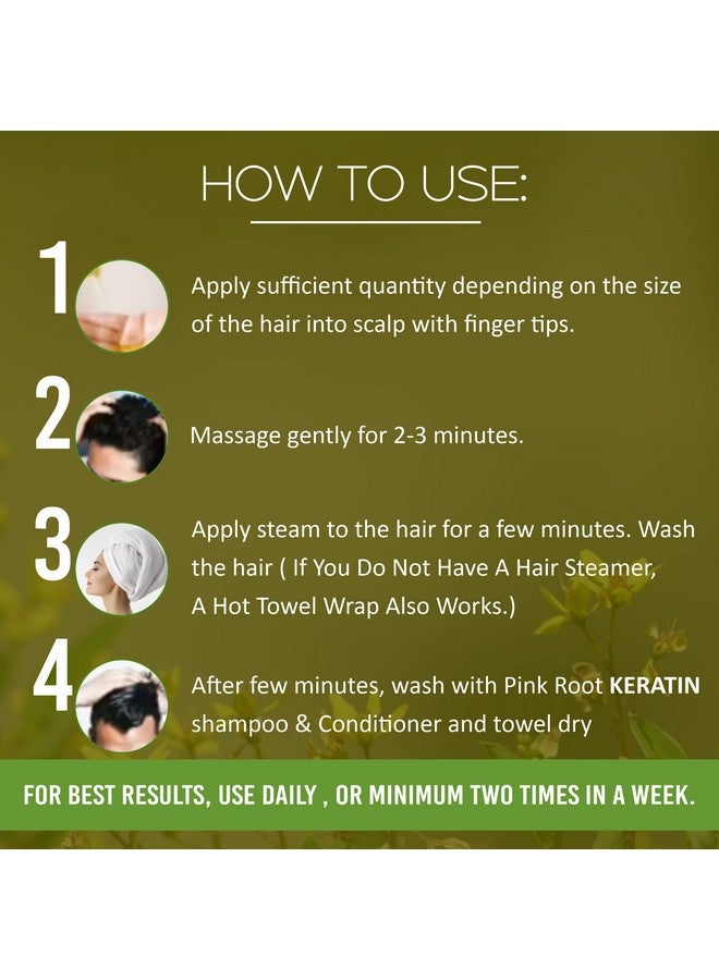 Pink Root Bhringraj Oil 100ml, Pack of 1 - Image 4