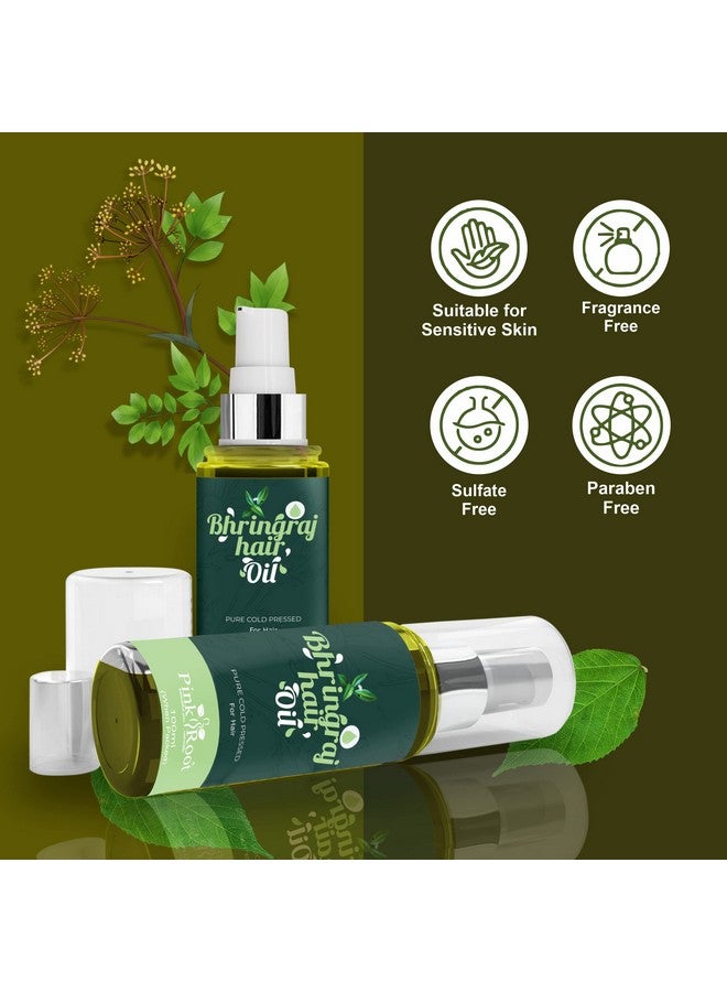 Pink Root Bhringraj Oil 100ml, Pack of 1 - Image 3