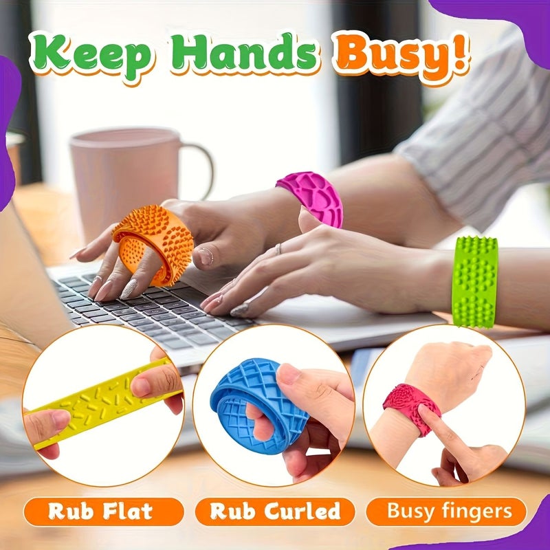 Random Style Clapping Ring Snap Toy Pack 2 Pieces for Kids Adults - Image 4