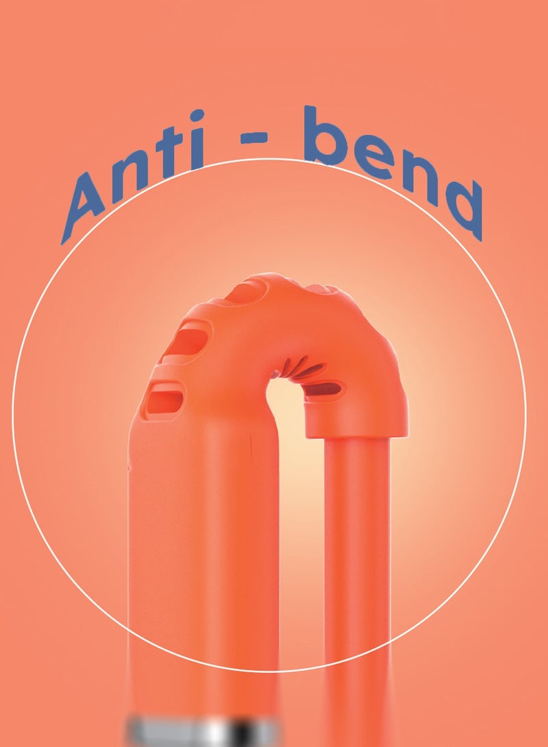 سونيك جيم كيبل شحن سونيك جيم 3.0A USB TO LIGHTNING،يحتوي على الشريحة الذكية،مقاوم للتشابك GOLD PLATED INTER FACE،الطول1متر،برتقالي،MADE FOR ANDROID-IPHONE-IPAD-IPOD (SJ115A) - Image 4