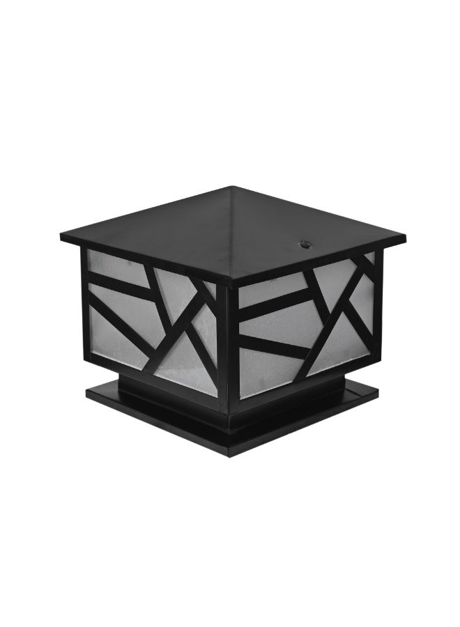 El Rawda Lighting Garden Lantern - 1 Light | Outdoor Wall Lantern Lighting - Black 25x25x22 cm - Image 1