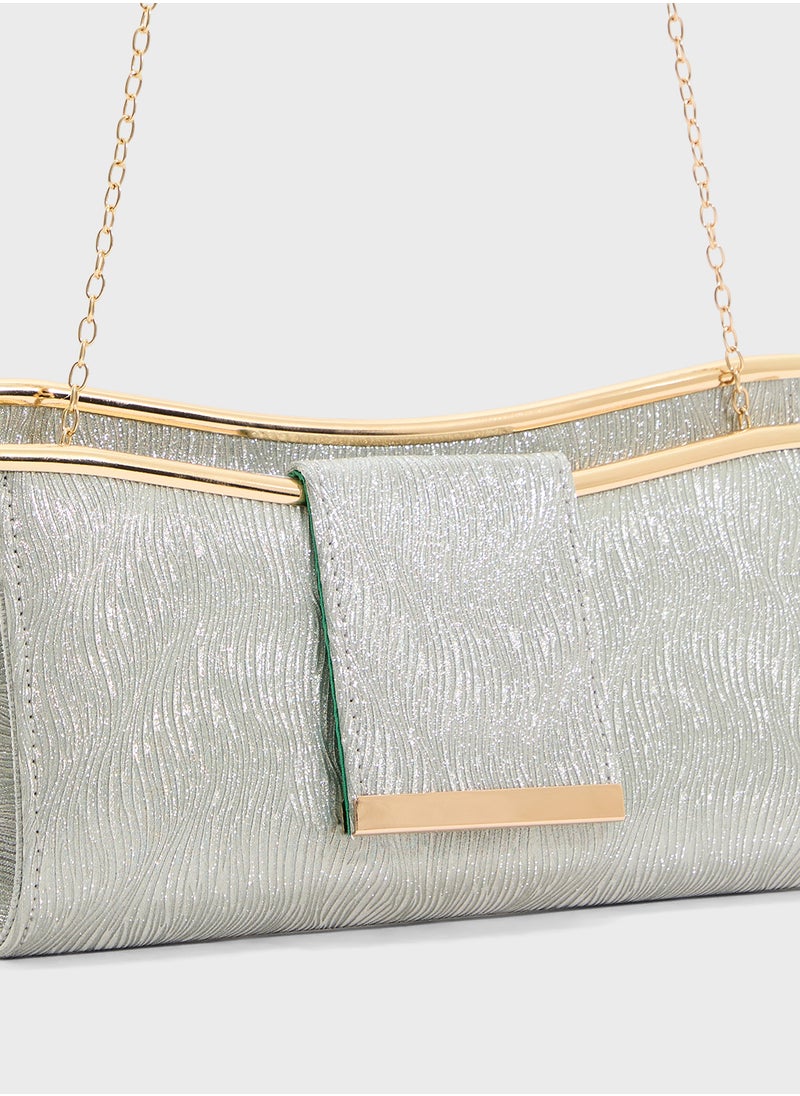 Ella Limited Edition Ladies Sparkly Clutch Bag  - Image 4