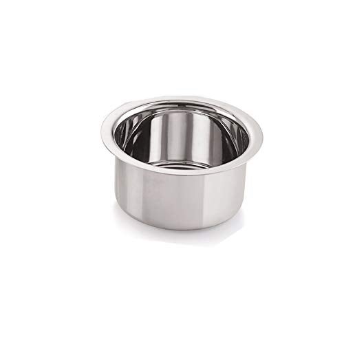 Neelam Neelam Stainless Steel 7 22G Flat Bottom Tope 350 ml Silver Premium Durable Cookware for Multipurpose Boiling Steaming Cooking with Superior Heat Retention LongLasting Performance - Image 1