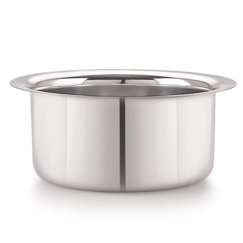 Neelam Neelam Stainless Steel 7 22G Flat Bottom Tope 350 ml Silver Premium Durable Cookware for Multipurpose Boiling Steaming Cooking with Superior Heat Retention LongLasting Performance - Image 2