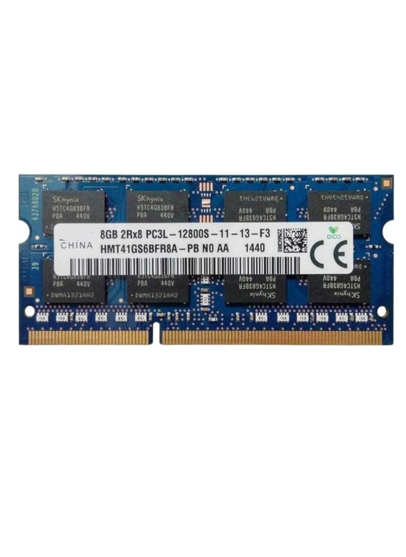 Generic 8GB DDR3L Laptop RAM - 2Rx8 PC3L-12800S 1600MHz SODIMM Memory Module 