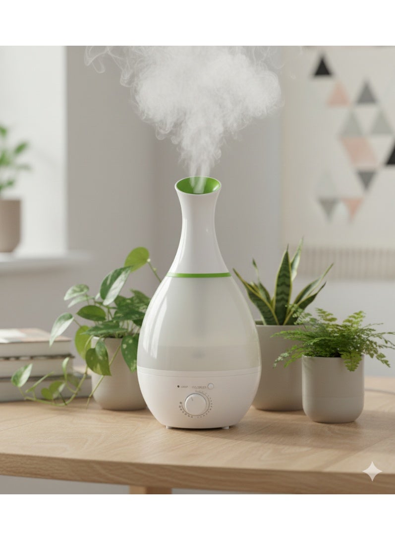 DOMA Steam Diffuser, Humidifier, and Electric Aroma Diffuser (White, 2.5L) - Image 2