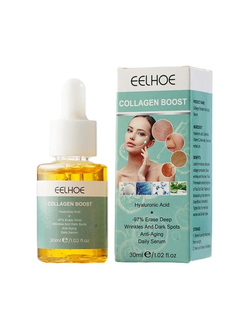 EELHOE Anti Aging Serum, Advanced Collagen Lifting Body Oil, Brightening And Moisturizing Skin Essence, Skin Tightening Collagen Face Serum For All Skin Types - Image 1