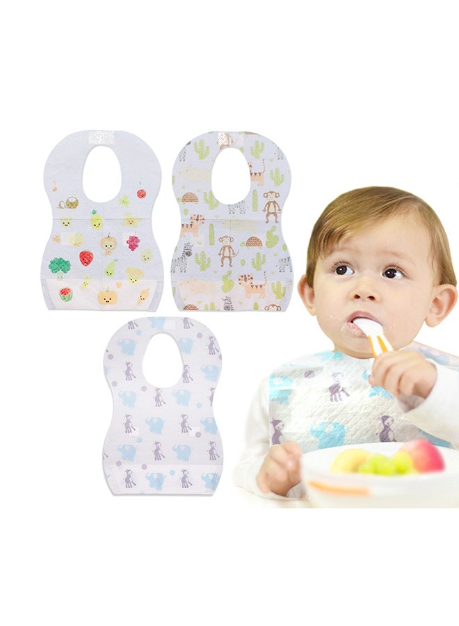 STAR BABiES 10 Pieces Changing Mat/10 Pieces Bibs/2 Scented Bag With Dispenser  - Image 4