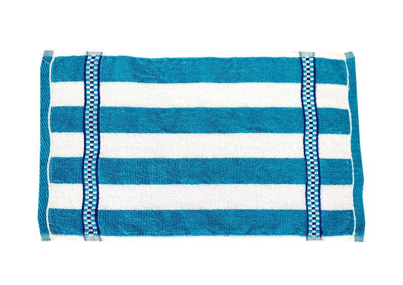 Space Fly High Absrobent Cotton Striped Hand Towels for Kitchen and Bathroom, Small Towel Travel Friendly (Size: 11X 17 inch_Multi Color) (Set of 6) - Image 4
