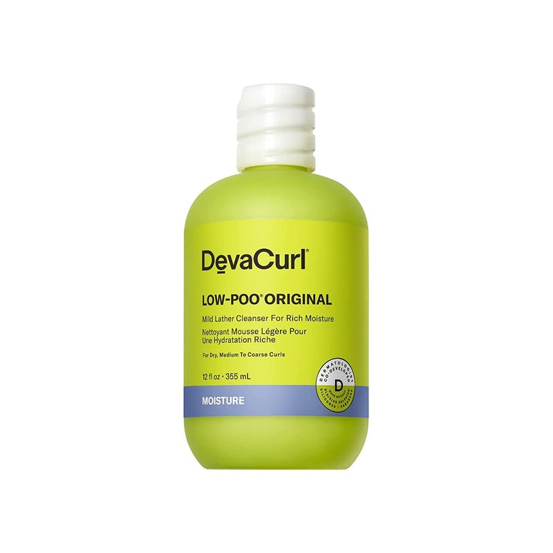 DevaCurl Low-Poo Original Mild Lather Cleanser for Rich Moisture, 12 fl. oz. - Image 1
