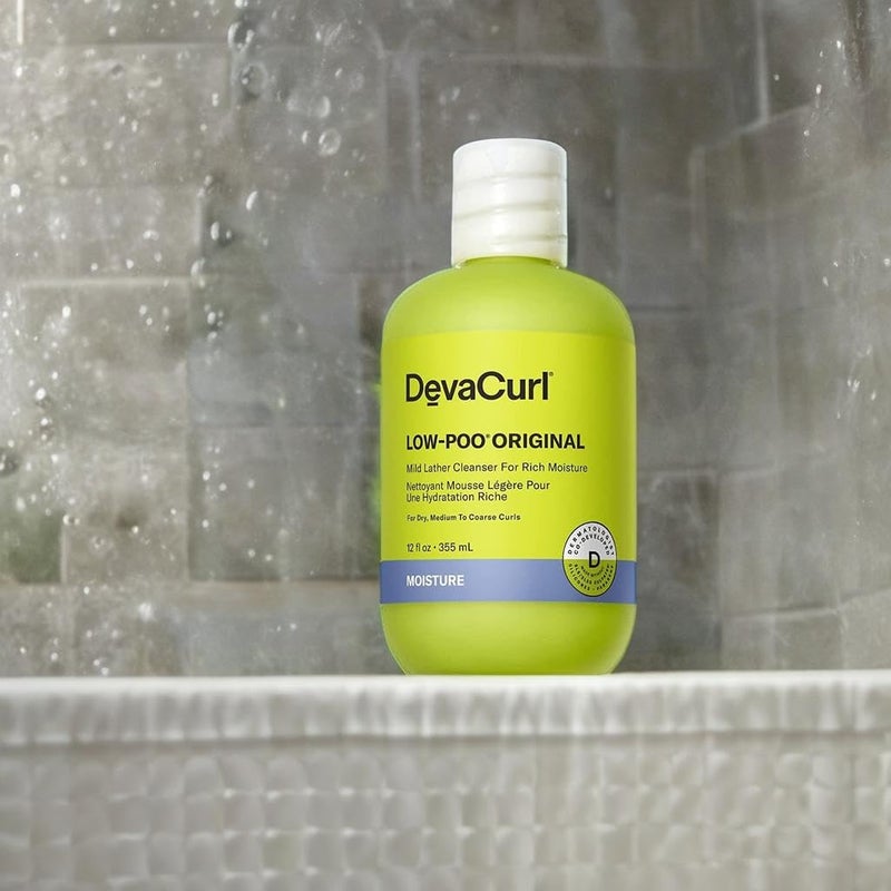 DevaCurl Low-Poo Original Mild Lather Cleanser for Rich Moisture, 12 fl. oz. - Image 5