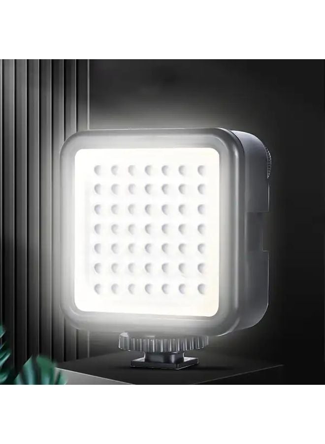 ضوء الفلاش الأسود المحمول للكاميرا DSLR، ضوء LED التكميلي المربع الصغير، ضوء التصوير الجيبي - Image 1