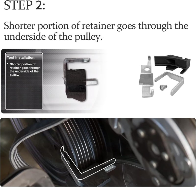 Mekar 91031 Stretch Belt Installation Engine Tool, Compatible with Subaru Impreza Forester Outback 2.5L Engines - Image 3