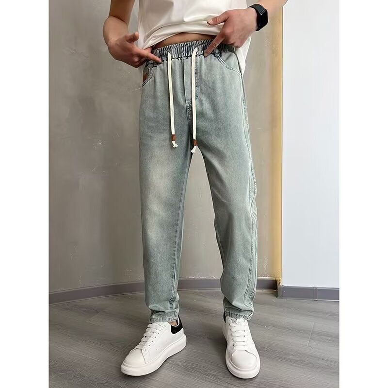 Unisex Classic Denim Jeans Loose Fit Daily Outdoor Wear - Image 5