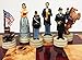 HPL US American Civil War Queens Set of Chess Men Pieces Hand Painted NO Board - Image 2