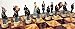 HPL US American Civil War Queens Set of Chess Men Pieces Hand Painted NO Board - Image 4
