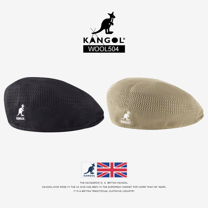 Kangol Beret Summer Mesh Lightweight Vintage Cap Red  - Image 2