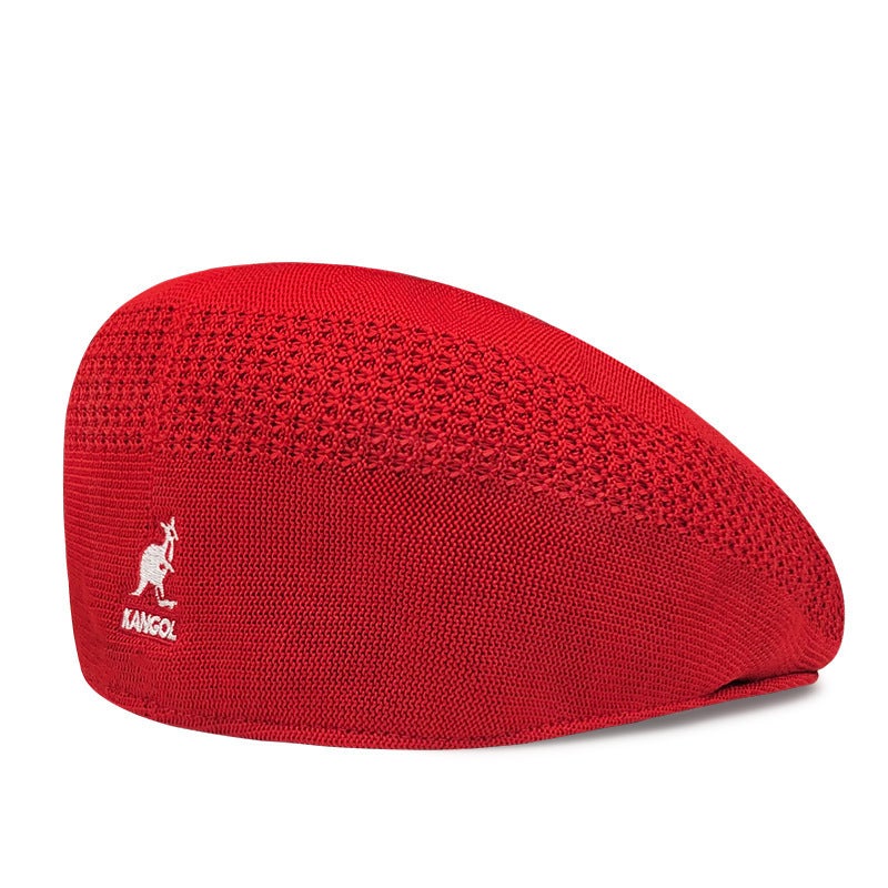 Kangol Beret Summer Mesh Lightweight Vintage Cap Red  - Image 1