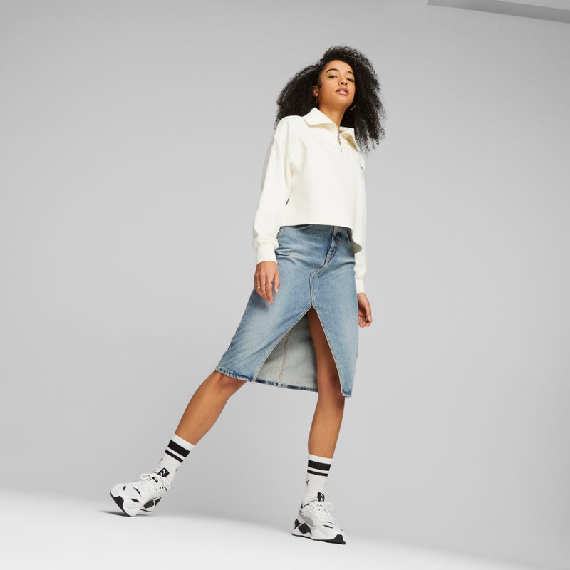 بوما سويت شيرت بسحاب نصفي للنساء من تشكيلة DOWNTOWN - Image 2