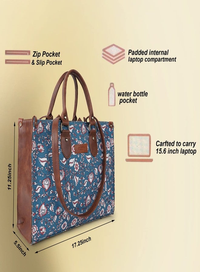 Fargo Canvas 15 Inch Laptop Handbag for Women, Stylish and Versatile, Comfortable to Carry, Tote Bag (Fgo-608) - Image 4