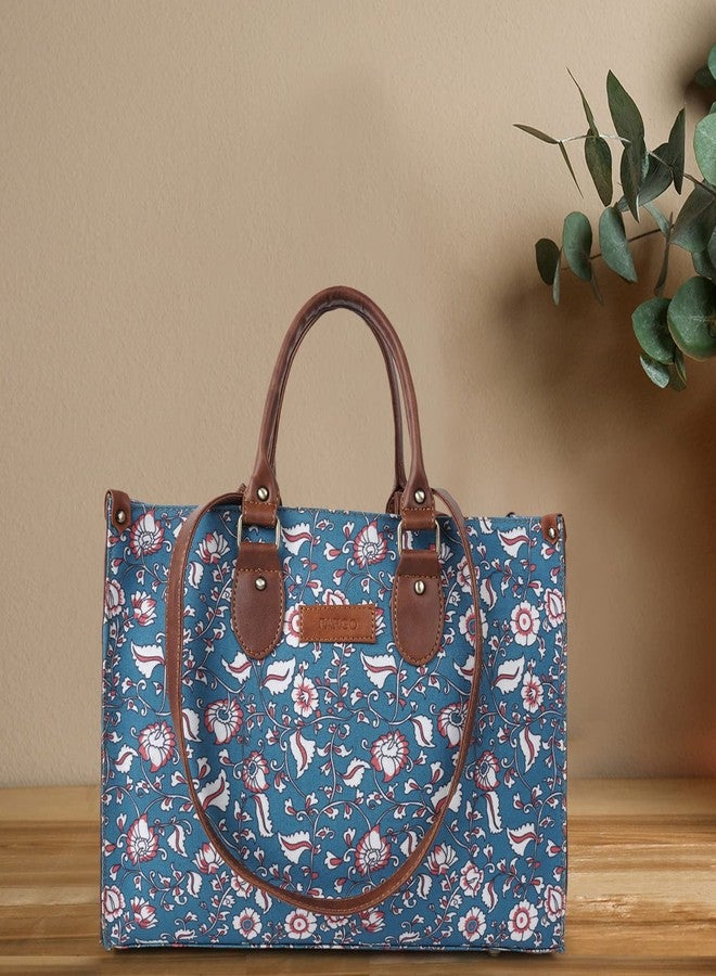 Fargo Canvas 15 Inch Laptop Handbag for Women, Stylish and Versatile, Comfortable to Carry, Tote Bag (Fgo-608) - Image 2